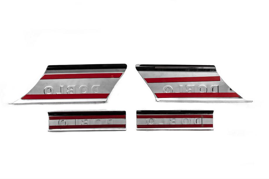 Fiat Doblo I 2005–2010 Sisäpuoliset kynnyslistat (Carmos V2, teräs) 3-ovinen Kuva 3