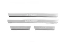 Mitsubishi Lancer 9 2004–2008 Carmos V3 kynnyslistat (4 kpl, ruostumaton teräs) kuva 1