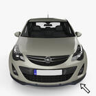Opel Corsa D 2007–2014 ESA etulipspoileri (2010-2014, musta) kuva 1