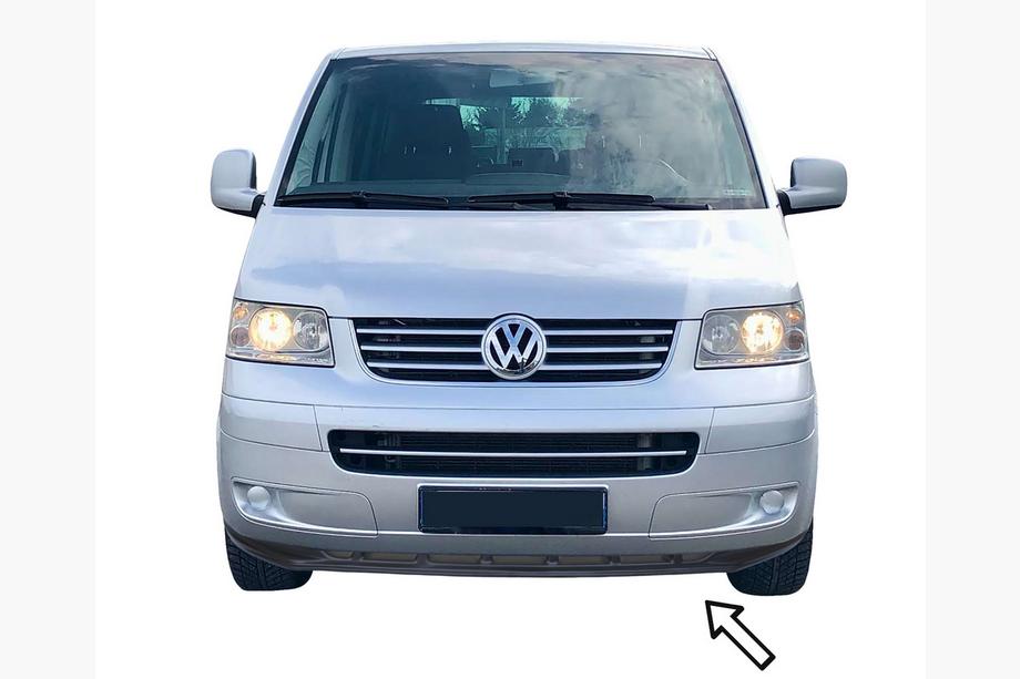 Volkswagen T5 Caravelle 2004–2010 ESA etupuskurin lip-spoileri (musta) Image