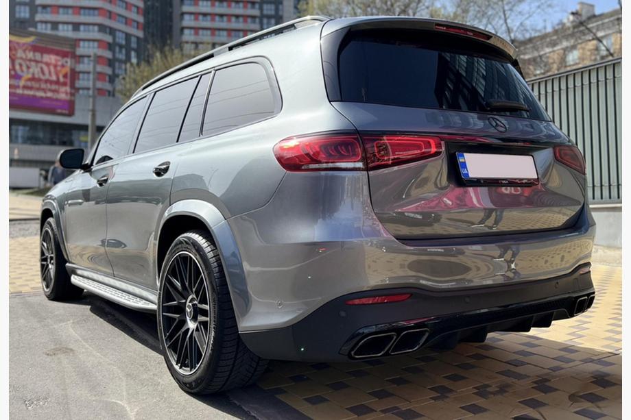 Mercedes GLS X167 2019– Takadiffuusori pakoputkenpäillä BlackEdition (GLS63-design) Image