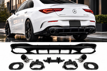 Mercedes CLA C118 2019– Takadiffuusori pakoputken päillä (CLA35-tyyli) kuva 1