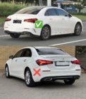 Mercedes A-class W177 2018– Takadiffuusori pakoputken päillä (Design A35 SD) kuva 4