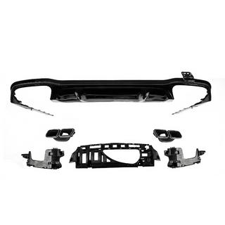 Takadiffuusori pakoputkenpäillä E63-Design Black (AMG/AMG-Line 2016-2020) kuva 3