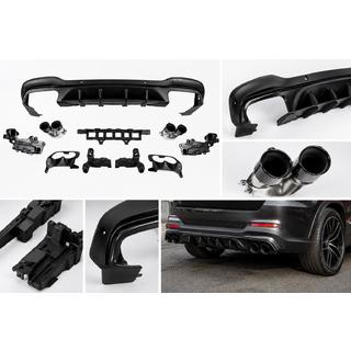 Takadiffuusori pakoputkenpäillä (AMG43-design) kuva 1