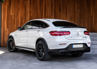 Mercedes GLC Coupé C253 2016–2023 Takadiffuusori pakoputken päillä Black (AMG63 design) kuva 3