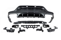 Mercedes GLC Coupé C253 2016–2023 Takadiffuusori pakoputken päillä Black (AMG63 design) kuva 4