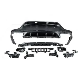 Takadiffuusori pakoputken päillä Black (AMG63 design) kuva 4