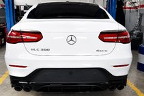Mercedes GLC Coupé C253 2016–2023 Takadiffuusori pakoputken päillä (AMG43-design) kuva 3
