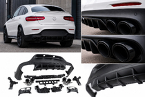Mercedes GLC Coupé C253 2016–2023 Takadiffuusori pakoputken päillä (AMG43-design) kuva 1