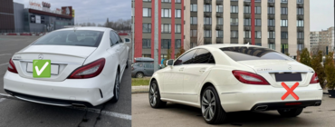 Mercedes CLS C218 2011–2018 Taka diffuusori pakoputken päillä Black (2015-2018, CLS63 design) kuva 3
