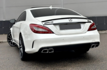 Mercedes CLS C218 2011–2018 Taka diffuusori pakoputken päillä Black (2015-2018, CLS63 design) kuva 1