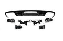 Mercedes CLS C218 2011–2018 Taka diffuusori pakoputken päillä Black (2015-2018, CLS63 design) kuva 2
