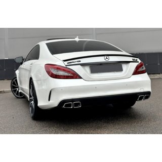 Taka diffuusori pakoputken päillä Black (2015-2018, CLS63 design)