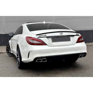 Taka diffuusori pakoputken päillä Black (2015-2018, CLS63 design)