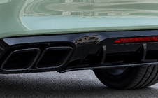 Mercedes CLS C218 2011–2018 Takadiffuusori pakoputkenpäillä Black (2015-2018, GT63 Design) kuva 2