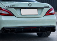 Mercedes CLS C218 2011–2018 Takadiffuusori pakoputkenpäillä Black (2015-2018, GT63 Design) kuva 3