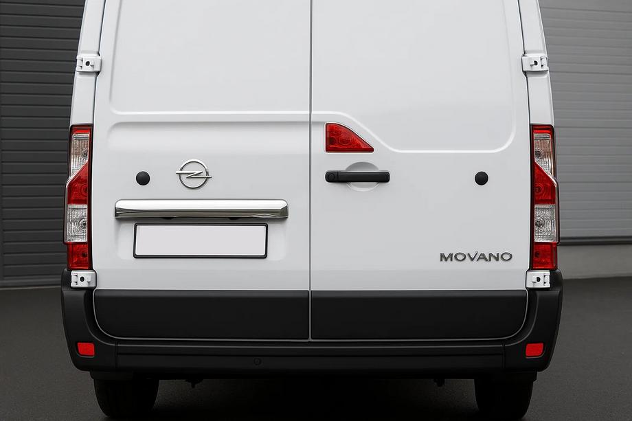 Opel Movano 2021– Kromilista rekisterikilven yläpuolelle (ruostumaton teräs) Carmos - turkkilainen teräs Image