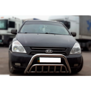Etupuskurikaari WT002 (2006-2013, ruostumaton teräs) Kia Carnival 2002–2013 kuva 1