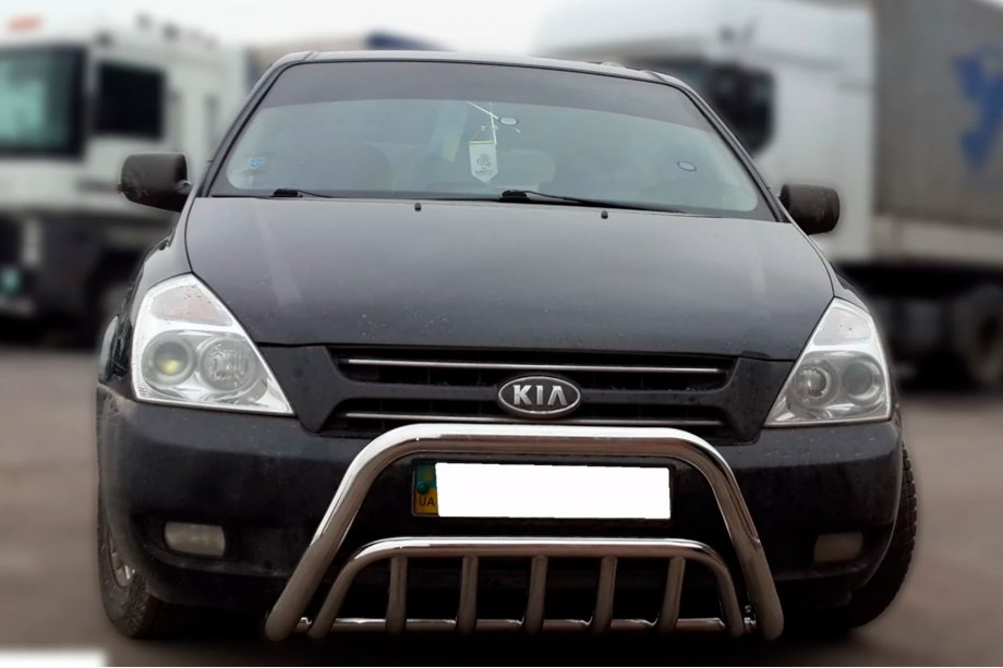 Kia Carnival 2002–2013 Etupuskurikaari WT002 (2006-2013, ruostumaton teräs) Image