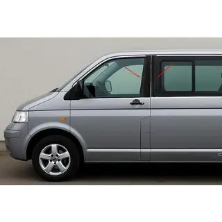 Kromiset ovipilarisuojat EuroCap Volkswagen T5 Transporter 2003–2010 kuva 1