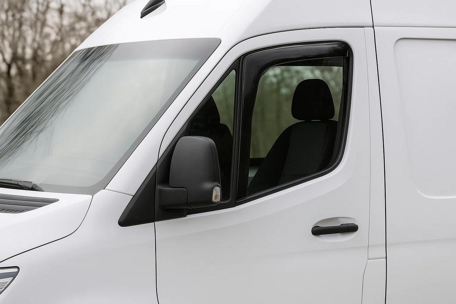 Mercedes Sprinter W907/W910 2018– Ikkunatuulisuojat, upotettavat Niken Luxury (2 kpl) Image