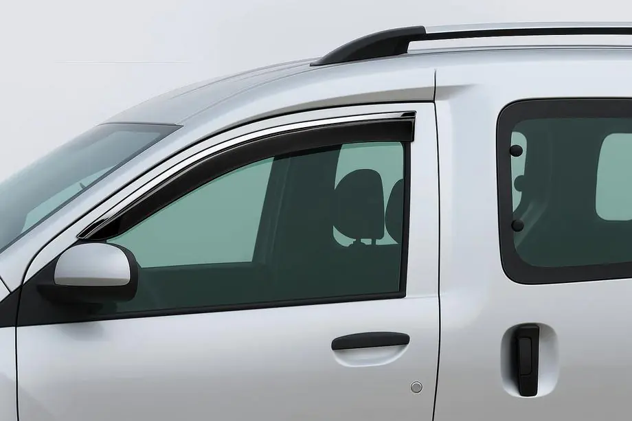 Renault Dokker 2013–2022 Ikkunatuulisuojat kromilistalla Niken Luxury (2 kpl) Image