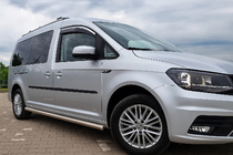 Volkswagen Caddy 2010–2015 Ikkunatuulisuojat kromilistalla Niken Luxury (2 kpl) kuva 4