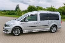 Volkswagen Caddy 2010–2015 Ikkunatuulisuojat kromilistalla Niken Luxury (2 kpl) kuva 5