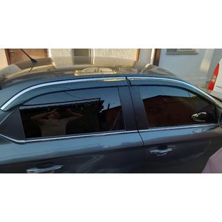 Ikkunatuuliohjaimet kromilistalla Niken Luxury (4 kpl) Citroen C-Elysee 2013–2022 kuva 3