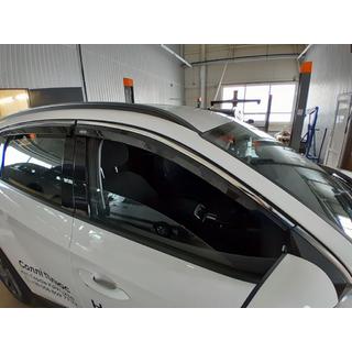 Ikkunatuuliohjaimet kromilistalla Niken Luxury (4 kpl) Hyundai Tucson NX4 2021– kuva 1