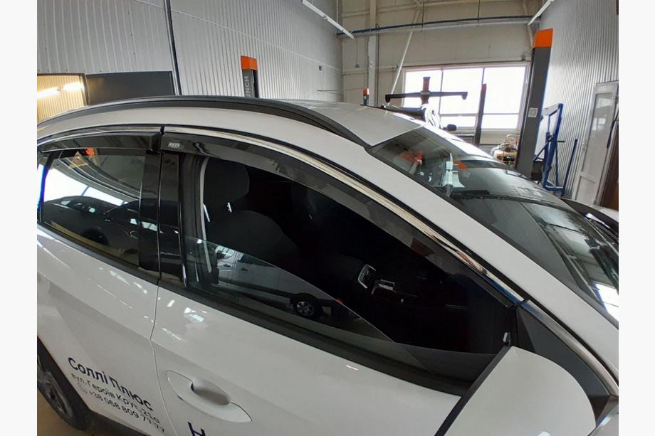 Hyundai Tucson NX4 2021– Ikkunatuuliohjaimet kromilistalla Niken Luxury (4 kpl) Image