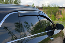 Kia Sorento III UM 2014–2020 Ikkunatuuliohjaimet kromilistalla Niken Luxury (4 kpl) kuva 3