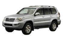 Toyota Land Cruiser Prado 120 2002–2009 Ikkunatuuliohjaimet kromilistalla Niken Luxury (4 kpl) kuva 1