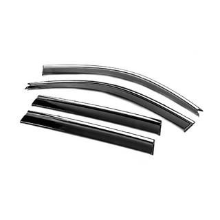Ikkunatuuliohjaimet kromilistalla Niken Luxury (4 kpl) Toyota Land Cruiser Prado 120 2002–2009 kuva 3