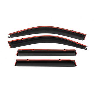 Ikkunatuuliohjaimet kromilistalla Niken Luxury (4 kpl) Toyota Land Cruiser Prado 120 2002–2009 kuva 4
