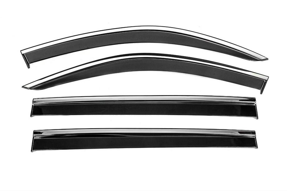 Mercedes GL/GLS -luokka X166 2012–2019 Ikkunatuuliohjaimet kromilistalla Niken Luxury (4 kpl) Kuva 1