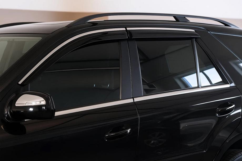 Mercedes ML W164 2005–2011 Ikkunatuuliohjaimet kromilistalla Niken Luxury (4 kpl) Image