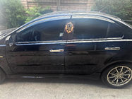 Mitsubishi Lancer X 2008– Ikkunatuuliohjaimet kromilistalla Niken Luxury (4 kpl) kuva 1