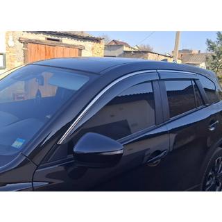 Ikkunatuuliohjaimet kromilistalla Niken Luxury (4 kpl)