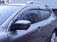 Nissan Qashqai 2014–2021 Ikkunatuuliohjaimet kromilistalla Niken Luxury (4 kpl) kuva 1