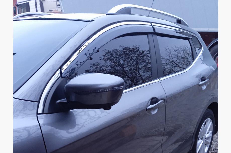 Nissan Qashqai 2014–2021 Ikkunatuuliohjaimet kromilistalla Niken Luxury (4 kpl) Image
