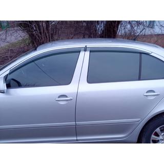 Ikkunatuuliohjaimet kromilistalla Niken Luxury (LiftBack, 4 kpl) Skoda Octavia II A5 2006–2010 kuva 2