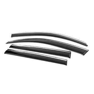 Tuuliohjaimet kromilistalla Niken Luxury (4 kpl) Toyota Land Cruiser Prado 150 2009–2023 kuva 3