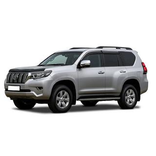 Tuuliohjaimet kromilistalla Niken Luxury (4 kpl) Toyota Land Cruiser Prado 150 2009–2023 kuva 1