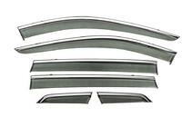 Nissan X-trail T32/Rogue 2014–2021 Ikkunatuuliohjaimet kromilistalla Niken Luxury (6 kpl) kuva 3