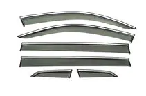 Volkswagen Tiguan 2016–2023 Sivulasien tuuliohjaimet kromilistalla Niken Luxury (Long, 6 kpl) kuva 1
