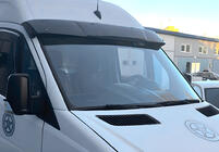 Mercedes Sprinter W906 2006–2018 Tuulilasin lippa V-3 (musta kiiltävä, 5 mm) kuva 1