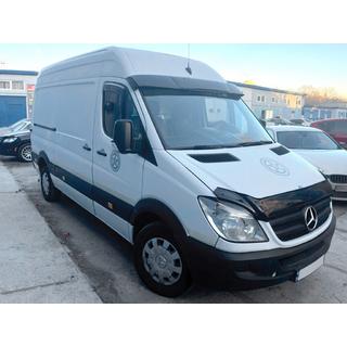 Tuulilasin lippa V-3 (musta kiiltävä, 5 mm) Mercedes Sprinter W906 2006–2018 kuva 2