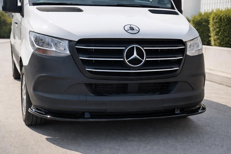 Mercedes Sprinter W907/W910 2018– Etupuskurin lip-spoileri EuroCap (ABS) Image